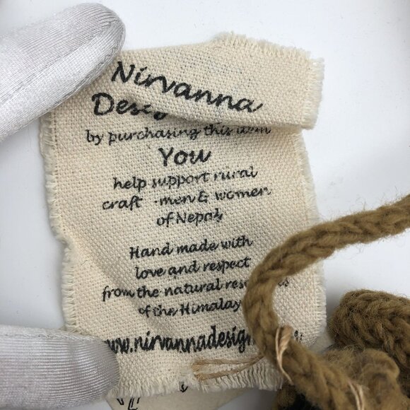 NWT Nirvana Designs Baby 1-3 Years Wool Hand Knit Mittens Doggy Nepal String - Picture 4 of 9